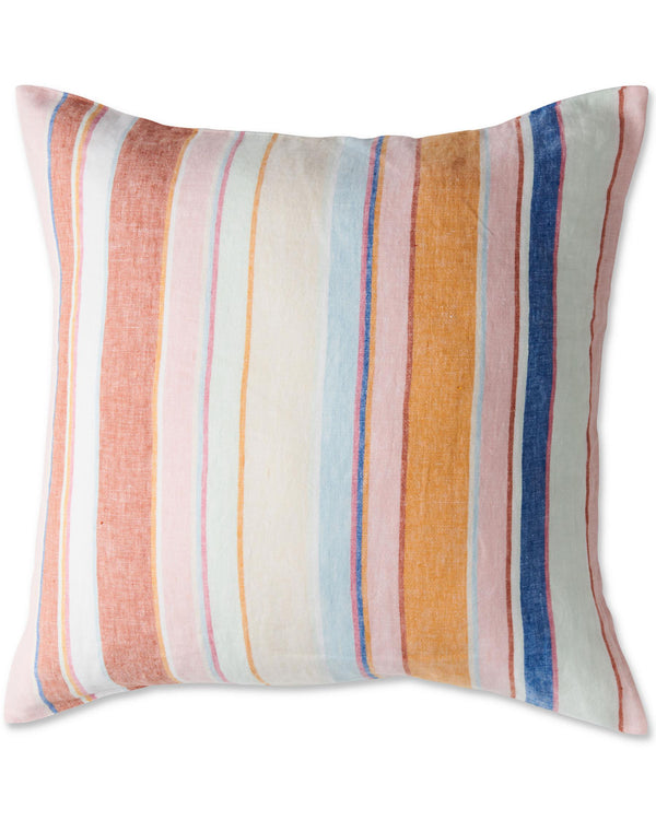 Jaipur Stripe Linen European Pillowcases 2Pce Set
