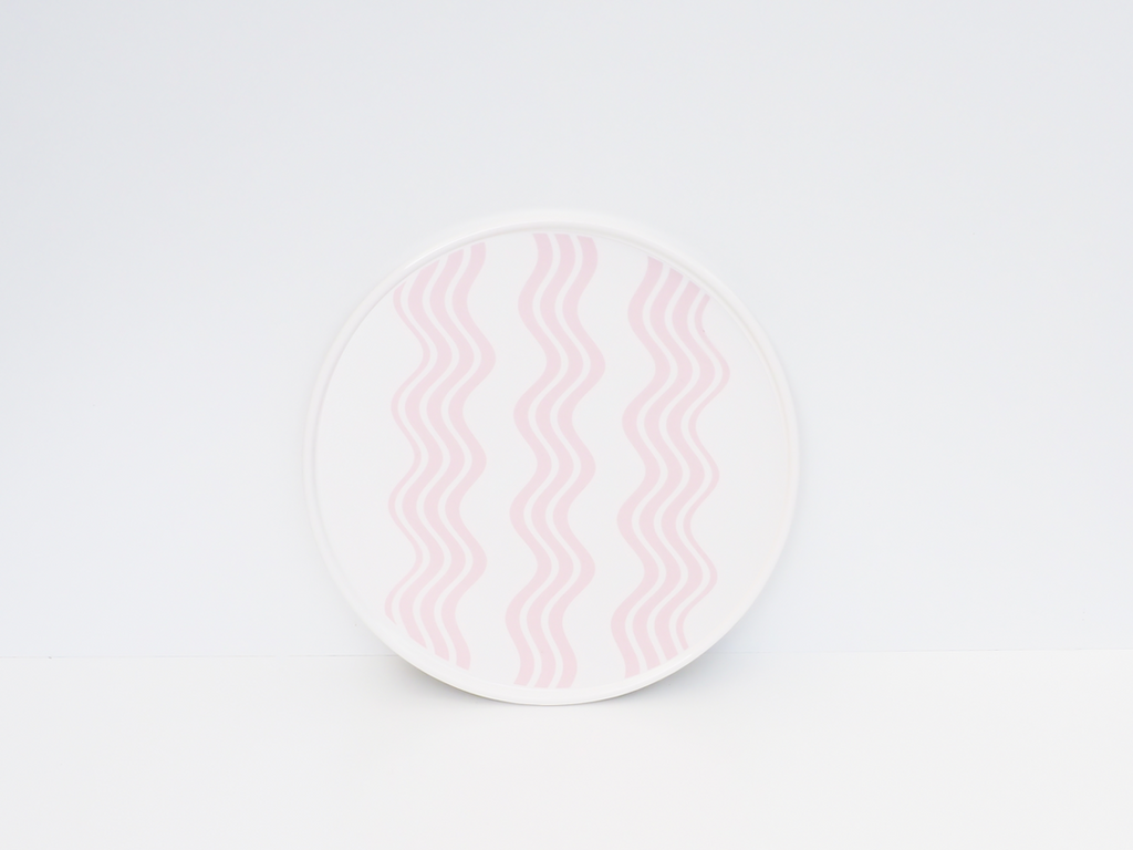 Waves Plate - Rose