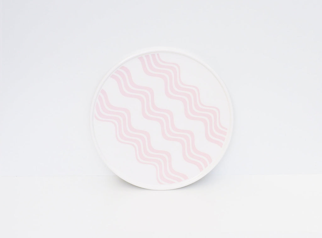 Waves Plate - Rose