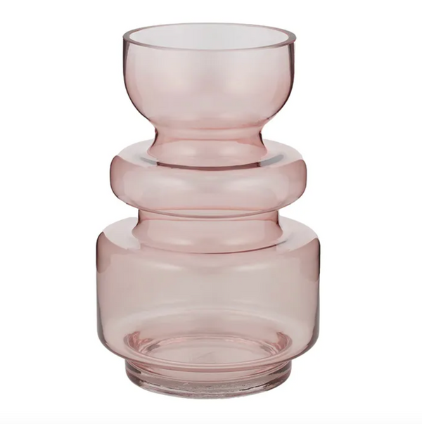 Marte Glass Vase Rose OD4126