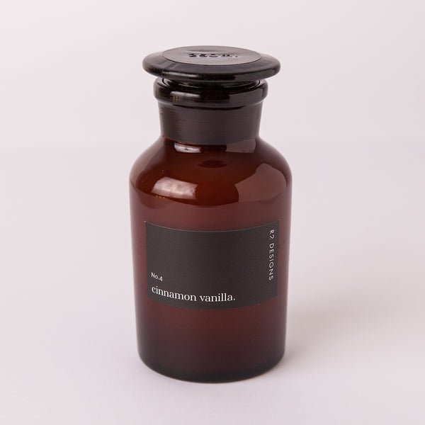 Amber Lab Jar - Cinnamon Vanilla