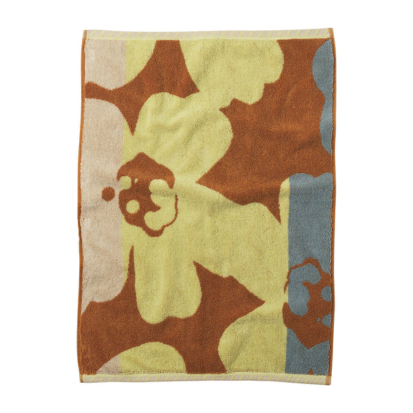 Manning Floral Hand Towel - Fudge