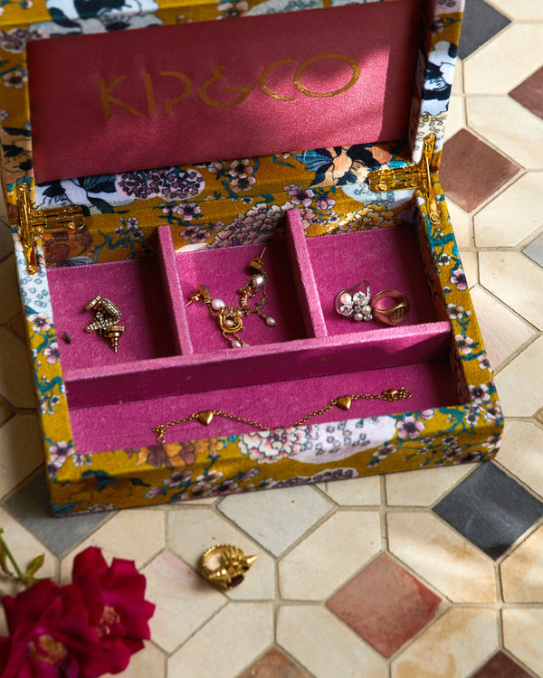 Gallop Velvet Jewellery Box - Small