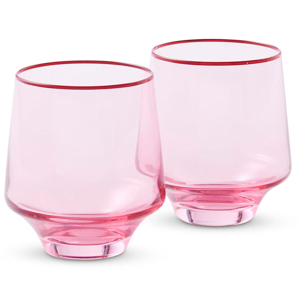 Rose With A Twist Tumbler 2Pce Set