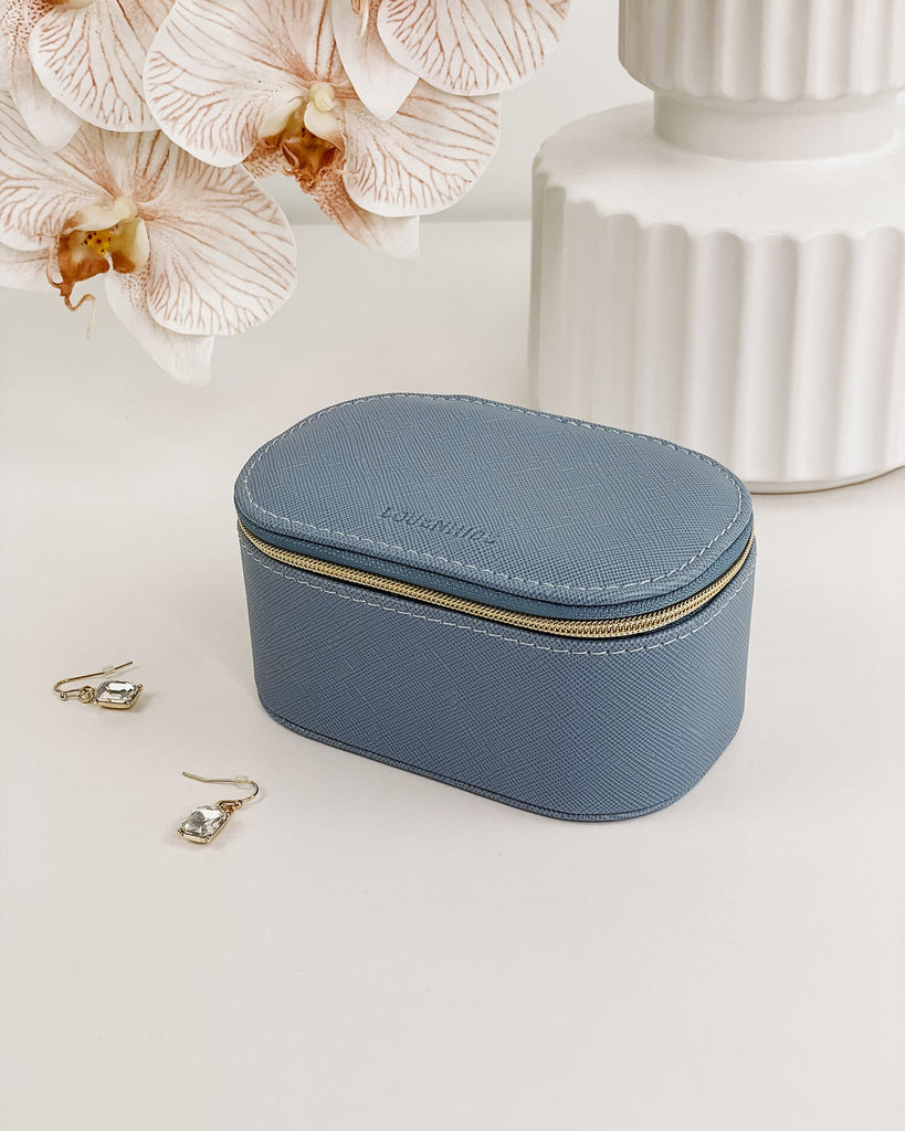 Olive Jewellery Box - Cloudy Blue