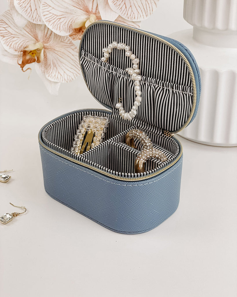 Olive Jewellery Box - Cloudy Blue