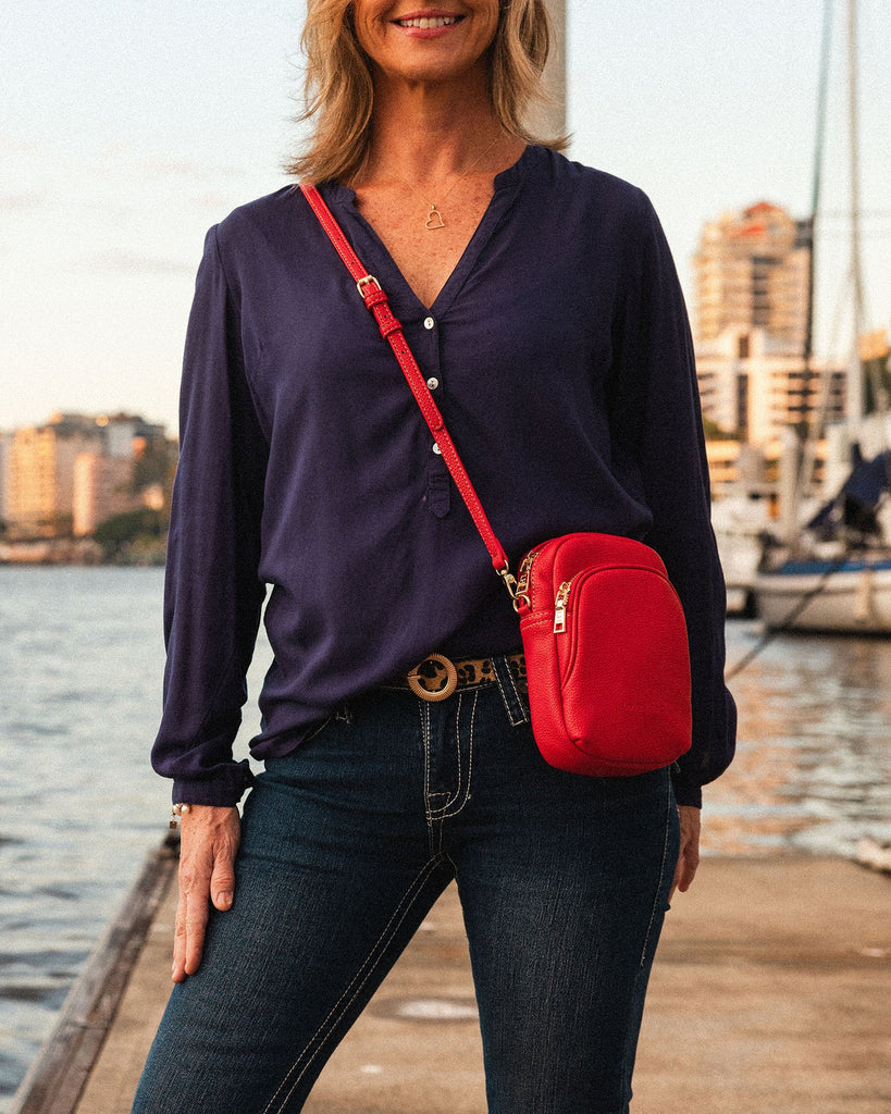 Java Phone Bag - Red