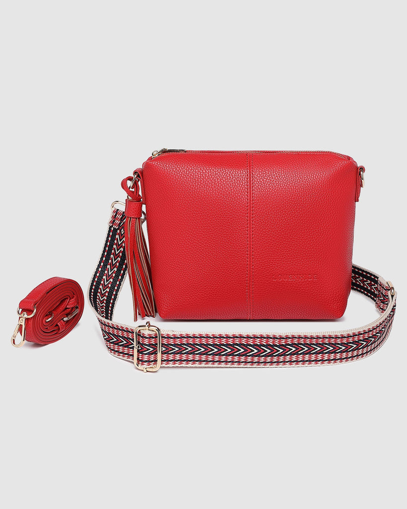 Kasey Crossbody Bag - Red