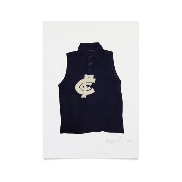 Limited Edition Footy Jumpers Works on Paper - Assorted