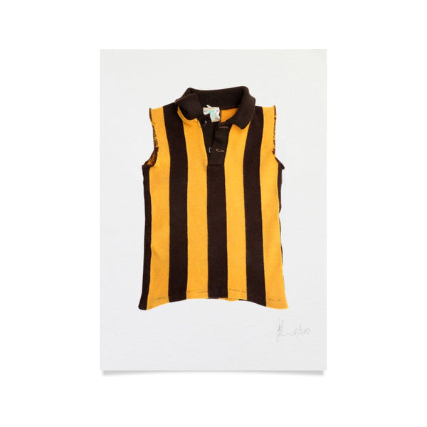 Limited Edition Footy Jumpers Works on Paper - Assorted