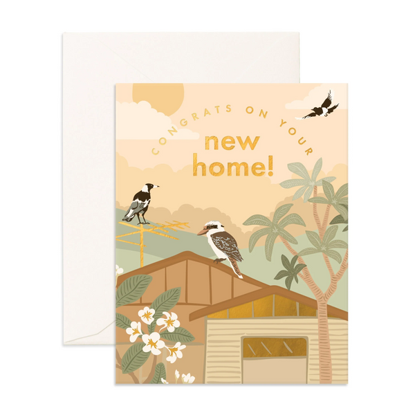 New Home Suburbs Greeting Card