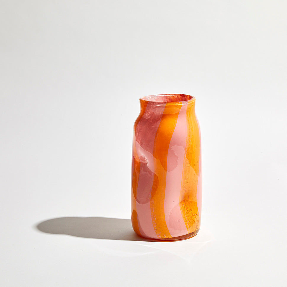 Candy Vase Cylinder - Pink/ Mango