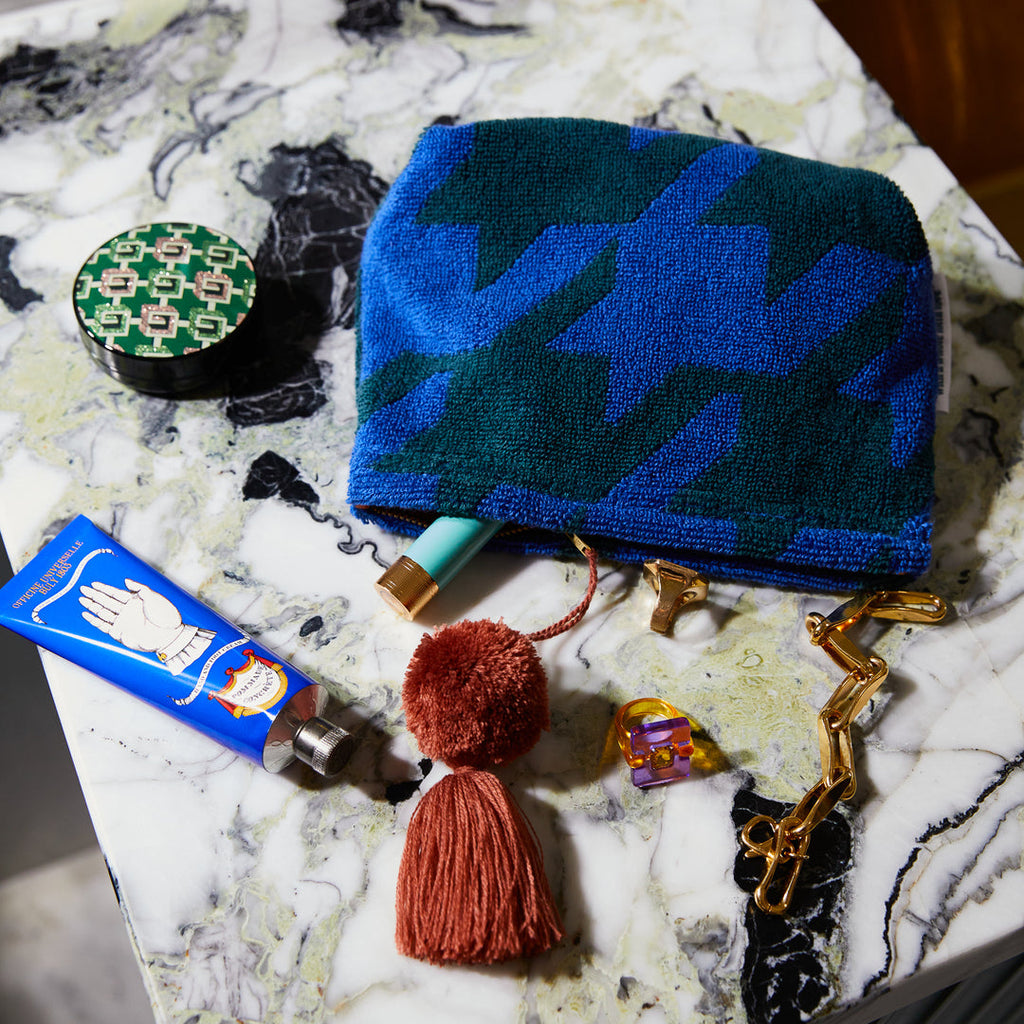 Vinita Terry Pouch - Lapis