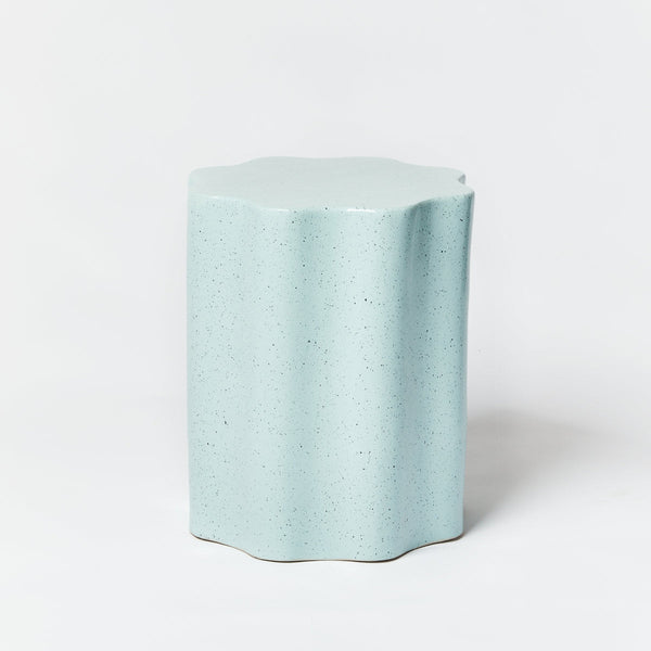 Side Table Wave - Speckle Soft Blue