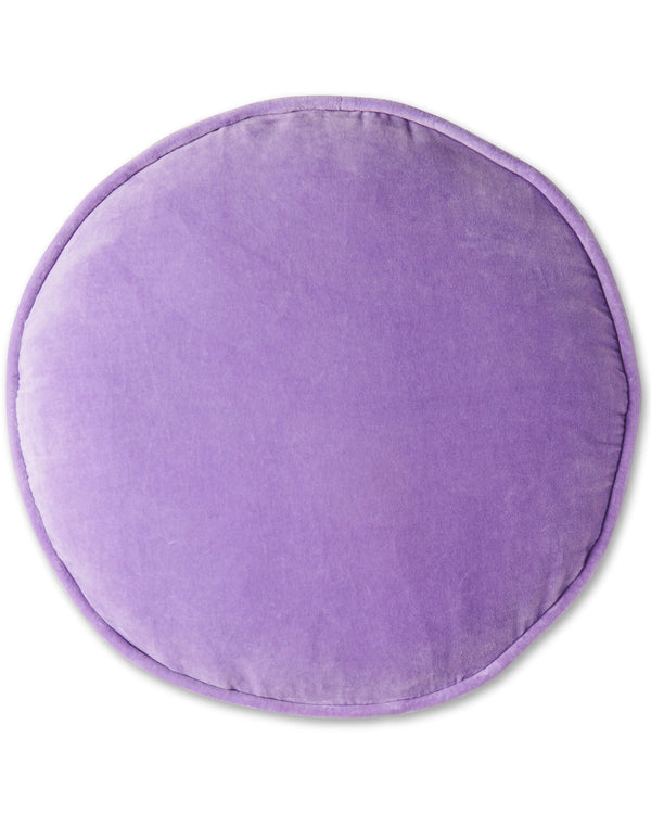 Lilac Velvet Pea Cushion