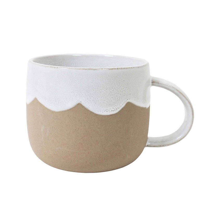 Scallop Breakfast In Bed Mug Set/4 - Snow