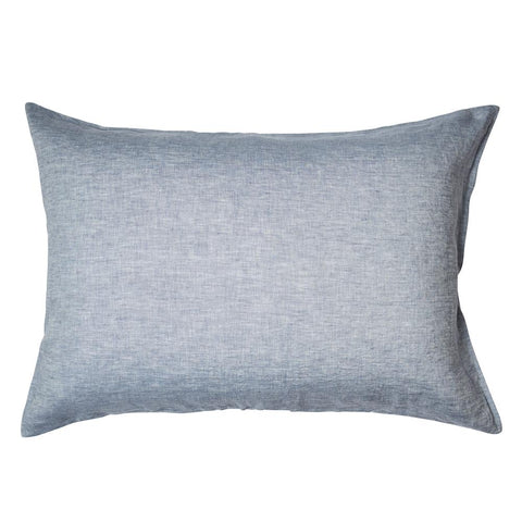 Linen Standard Pillowcase Set Chambray