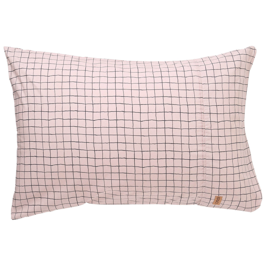 Check 1,2 Cotton Pillowcases- 2Pce
