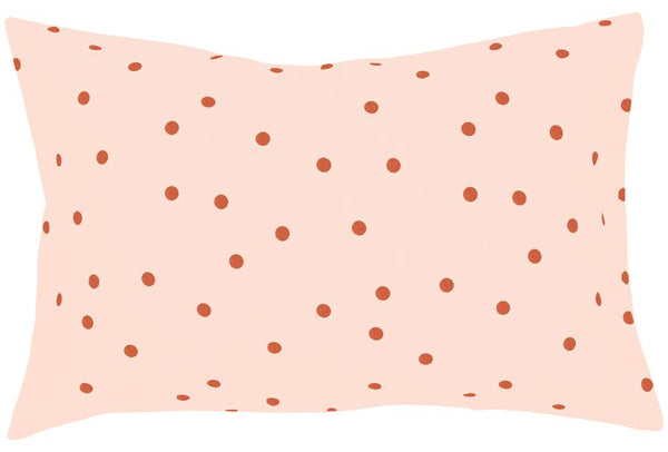 Blush Linen Spot Pillowcase Set/2