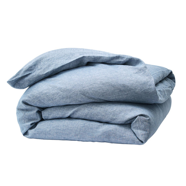 Linen Quilt Cover Chambray King