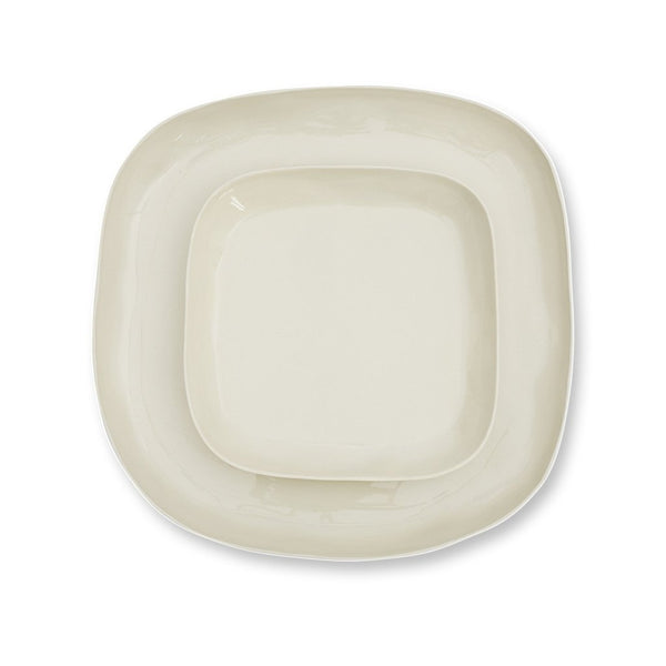 Cloud Square Plate Chalk White- Large