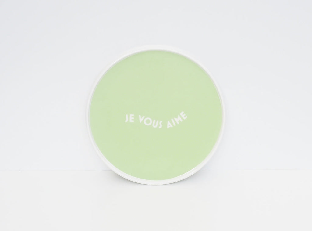 Je Vous Aime (I Love You) Dining Plate