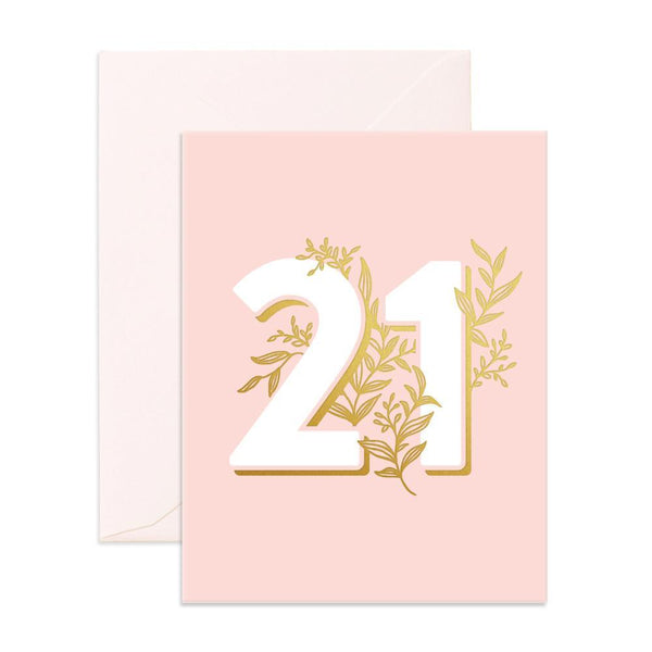 No.21 Floral Greeting Card