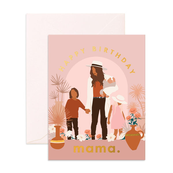 Birthday Mama Kids Greeting Card