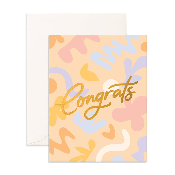 Congrats Fresco Greeting Card