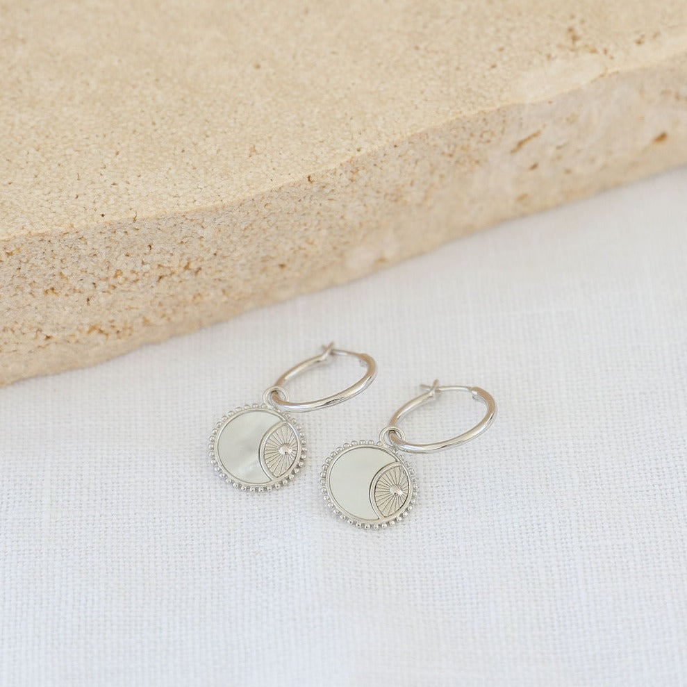 Eclipse Earrings - Silver