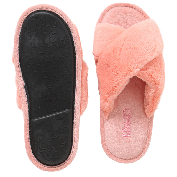 Blush Pink Womens Slippers