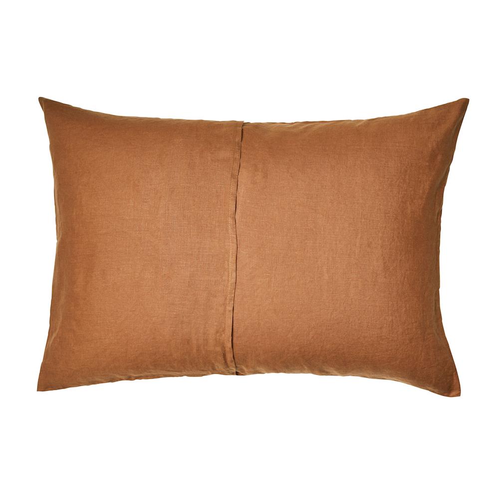 Linen Standard Pillowcase Set 2 - Tobacco