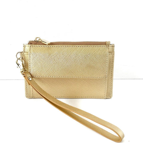 Mighty Mini Wallet. Gold