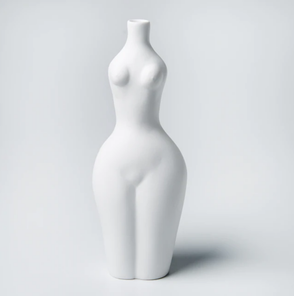 Posture Vase Tall - White
