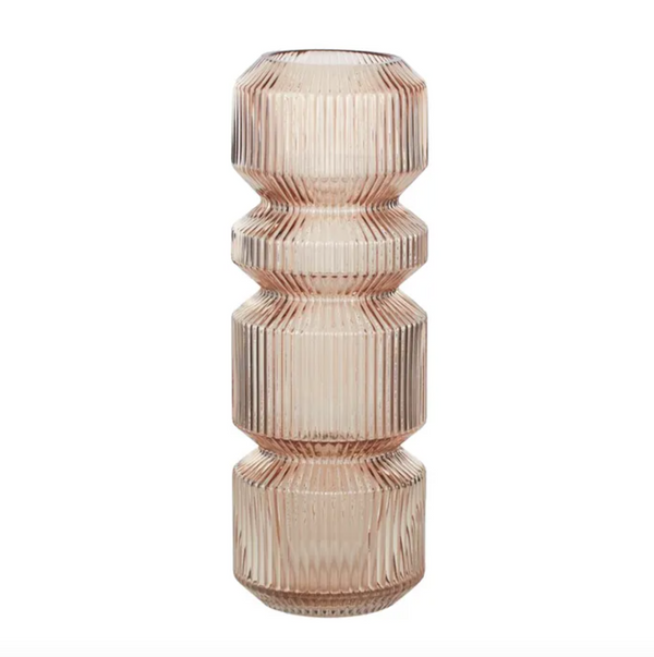 Dapper Glass Vase - Pink