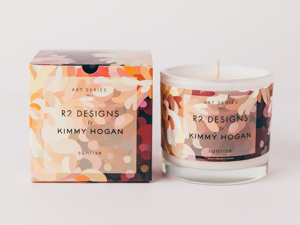 Art Series No.1 Kimmy Hogan & R2 Designs candle