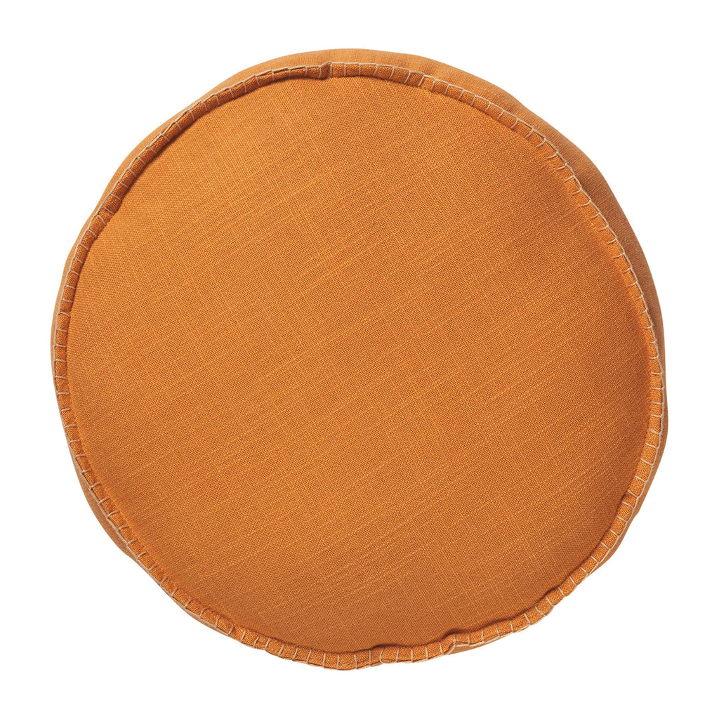 Rylie Round Cushion - Persimmon