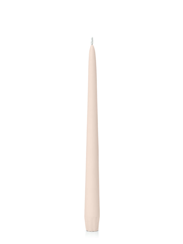 25cm Taper Dinner Candles - Nude