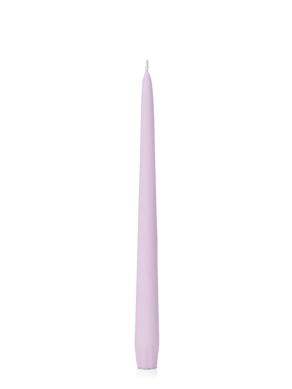 25cm Taper Dinner Candles - Lilac