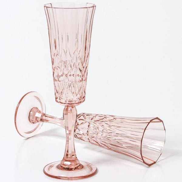 Pavillion Acrylic Champagne Flute - Pink