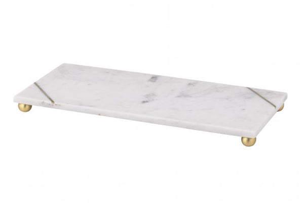 Dynasty Rectangular  Marble Tray Footed