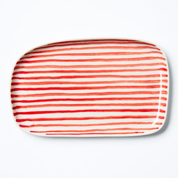 Chino Tray Red Stripe